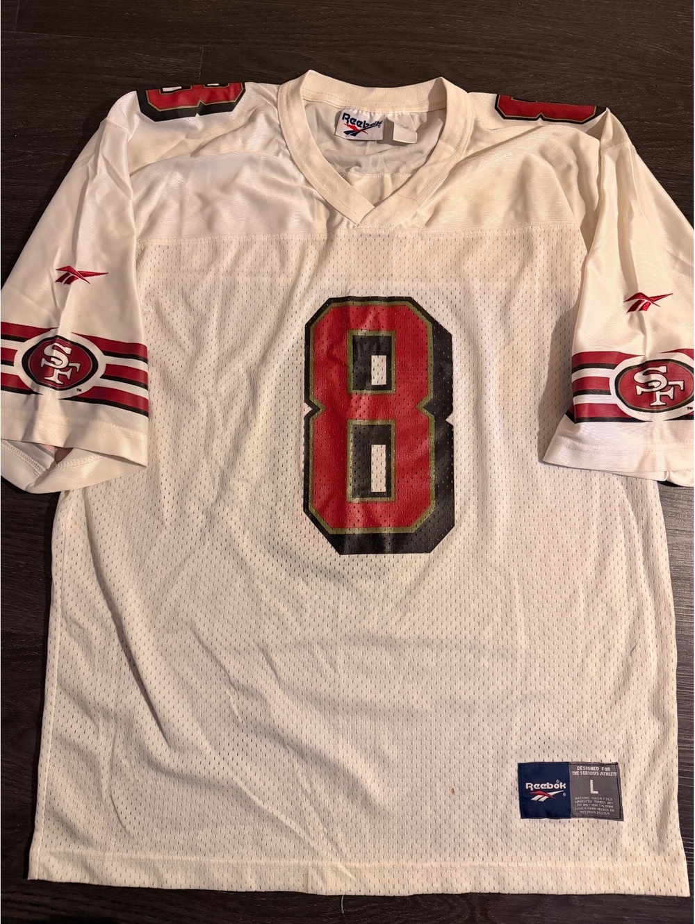 Vintage 90s Reebok Steve Young 49ers Jersey Large